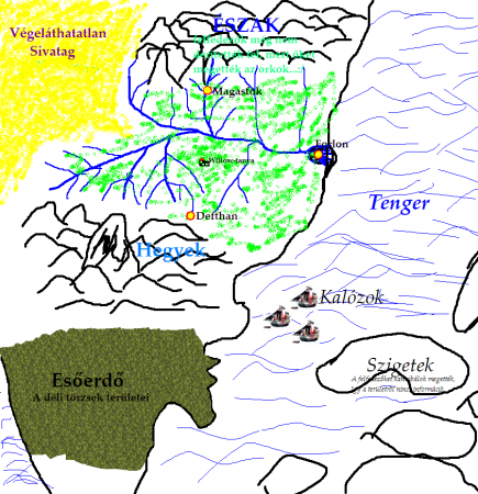 A harmadik térképhez vázlat - Ogresta